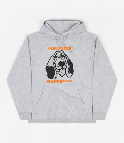 Quasi Happiness Hoodie - Heather Grey