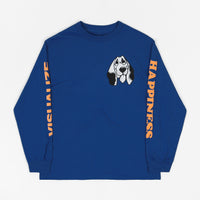 Quasi Happiness Long Sleeve T-Shirt - Royal thumbnail