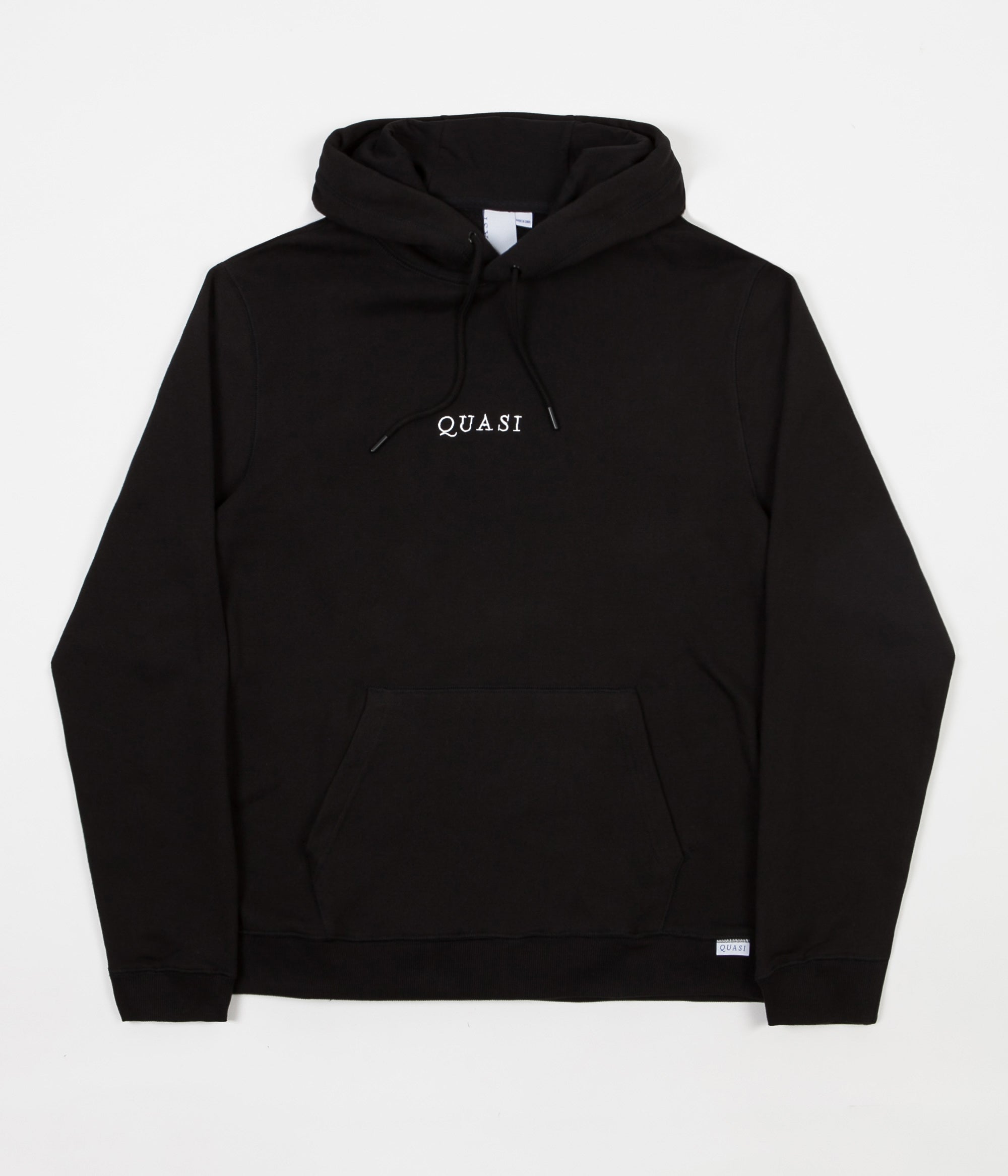 Quasi Logos Hoodie - Black | Flatspot