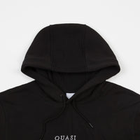 Quasi Logos Hoodie - Black thumbnail