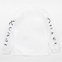 Quasi Mono Long Sleeve T-Shirt - White thumbnail