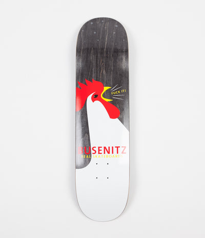 Real Busenitz Fuck It Full Shape Deck - Black / White - 8.18"