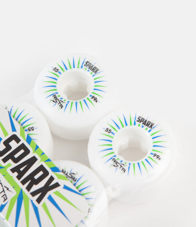 Ricta Wheels Sparx 99a Wheels - White - 55mm