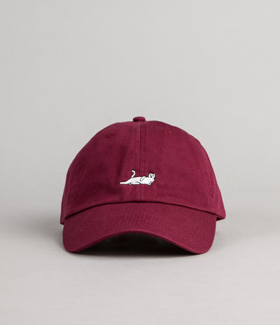 Rip N Dip Castanza Six Panel Cap - Burgundy