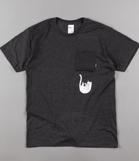 Rip N Dip Falling For Nermal Pocket T-Shirt - Charcoal Heather