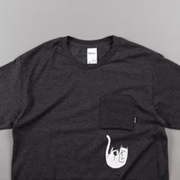 Rip N Dip Falling For Nermal Pocket T-Shirt - Charcoal Heather thumbnail