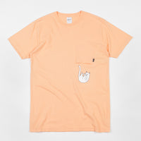 Rip N Dip Falling For Nermal Pocket T-Shirt - Peach thumbnail