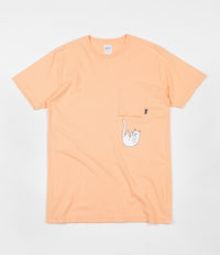 Rip N Dip Falling For Nermal Pocket T-Shirt - Peach