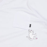 Rip N Dip Hang In There Nermal T-Shirt - White thumbnail