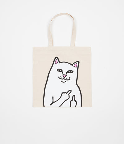 Rip N Dip Lord Nermal Canvas Tote Bag - Natural