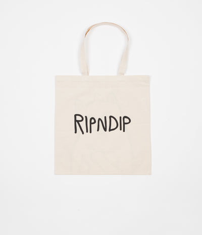 Rip N Dip Lord Nermal Canvas Tote Bag - Natural