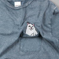 Rip N Dip Lord Nermal Pocket T-Shirt - Indigo Acid Wash thumbnail