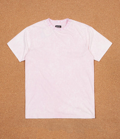 Rip N Dip MBN Jacquard Knit Neck T-Shirt - Pink Mineral Wash