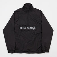 Rip N Dip Must Be Nice Half Zip Anorak Jacket - Black / 3M thumbnail