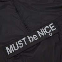 Rip N Dip Must Be Nice Half Zip Anorak Jacket - Black / 3M thumbnail