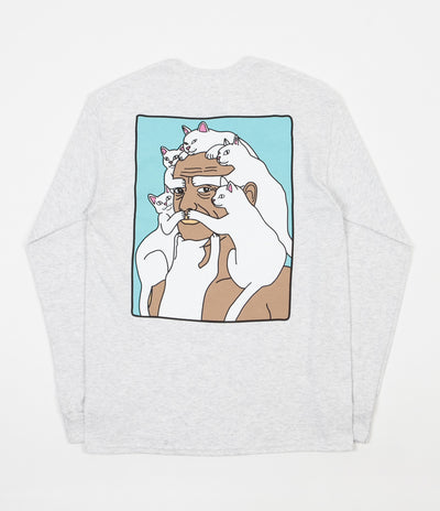 Rip N Dip Nerm Beard Long Sleeve T-Shirt - White Speckle