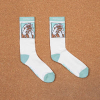 Rip N Dip Nerm Beard Socks - White thumbnail