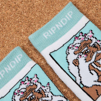 Rip N Dip Nerm Beard Socks - White thumbnail