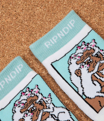 Rip N Dip Nerm Beard Socks - White