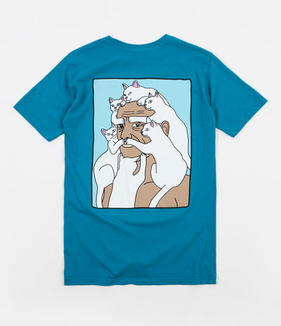 Rip N Dip Nerm Beard T-Shirt - Slate Blue