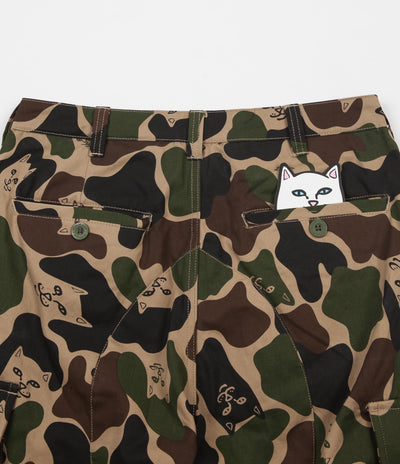 Rip N Dip Nermal Camo Cargo Trousers - Army Camo