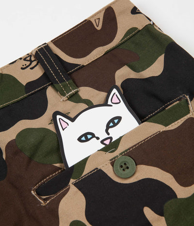 Rip N Dip Nermal Camo Cargo Trousers - Army Camo