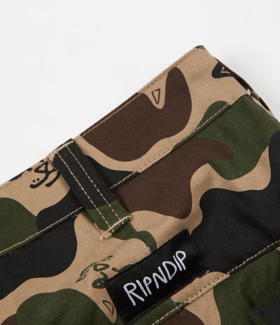 Rip N Dip Nermal Camo Cargo Trousers - Army Camo