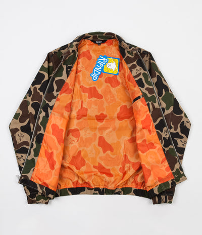 Rip N Dip Nermal Camo Coach Jacket - Army Camo