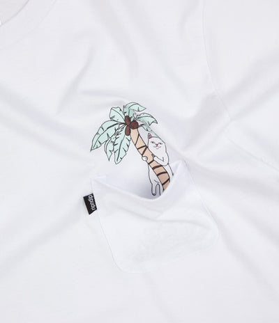 Rip N Dip Nermal Leaf T-Shirt - White