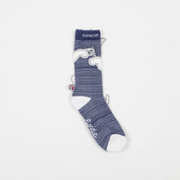 Rip N Dip Peeking Nermal Socks - Navy thumbnail