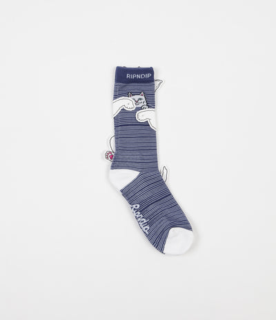 Rip N Dip Peeking Nermal Socks - Navy