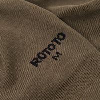 RoToTo High Gauge Invisible Socks - Olive thumbnail