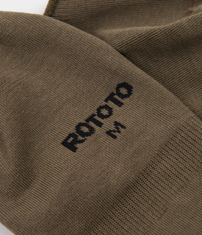 RoToTo High Gauge Invisible Socks - Olive