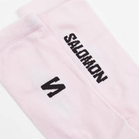 Salomon 365 Crew Socks - Cradle Pink / Black thumbnail