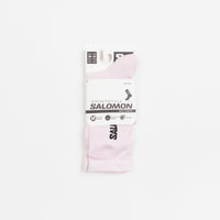 Salomon 365 Crew Socks - Cradle Pink / Black thumbnail