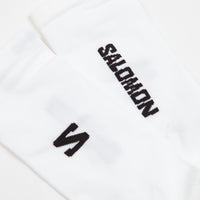 Salomon 365 Crew Socks - White / Black thumbnail