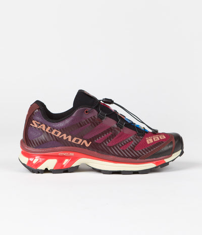 Salomon XT-4 Shoes - Bitter Chocolate / Mocha Mousse / Fiery Red