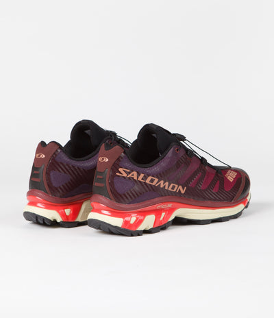 Salomon XT-4 Shoes - Bitter Chocolate / Mocha Mousse / Fiery Red