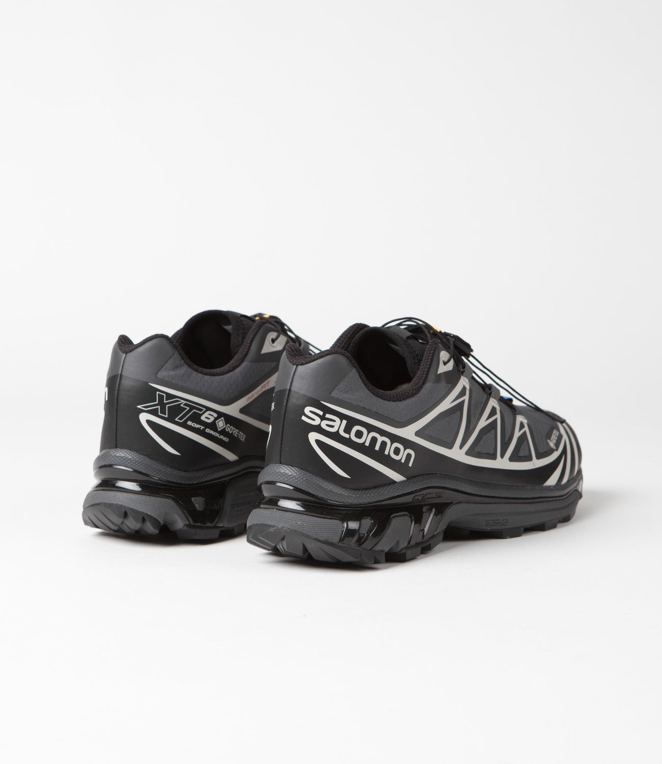 Salomon XT-6 GTX Shoes - Black / Ebony / Lunar Rock | Flatspot