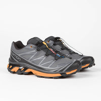 Salomon XT-6 GTX Utility Shoes - Black / Ebony / Marmalade thumbnail