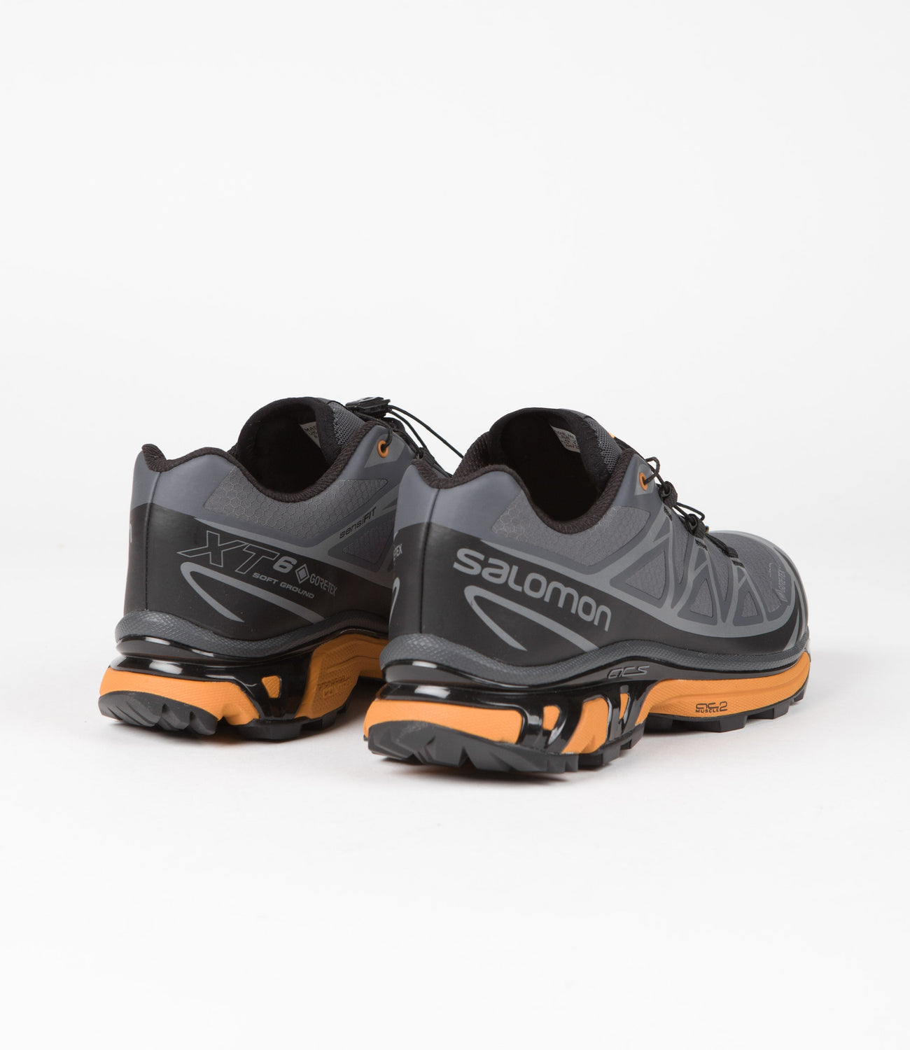 Salomon XT-6 GTX Utility Shoes - Black / Ebony / Marmalade | Flatspot