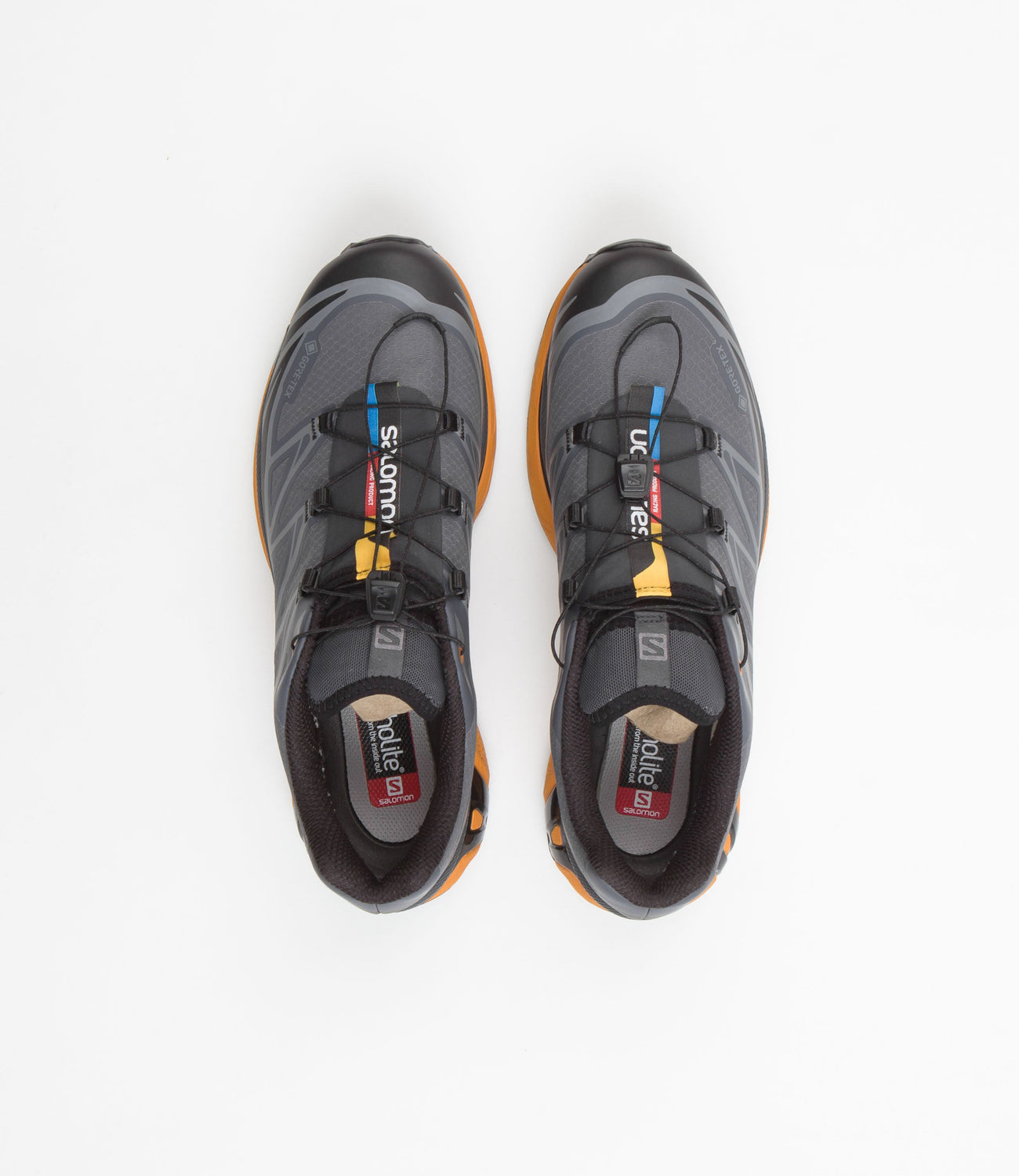 Salomon XT-6 GTX Utility Shoes - Black / Ebony / Marmalade | Flatspot