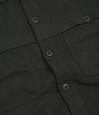 Satta Front Yoke Overshirt - Alpine Green