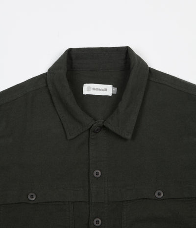 Satta Front Yoke Overshirt - Alpine Green