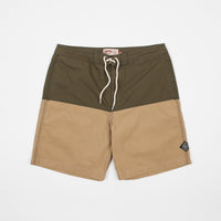 Satta Nasi Board Shorts - Stonegreen / Khaki thumbnail