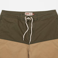 Satta Nasi Board Shorts - Stonegreen / Khaki thumbnail