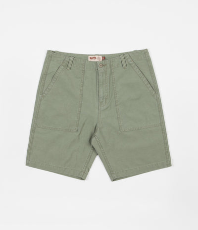 Satta Utility Shorts - Stonegreen