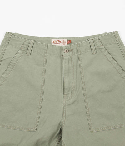 Satta Utility Shorts - Stonegreen