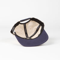 Sci-Fi Fantasy Biker Striped Cap - Cream / Navy thumbnail