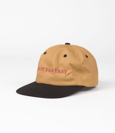 Sci-Fi Fantasy Flat Logo Cap - Brown / Black